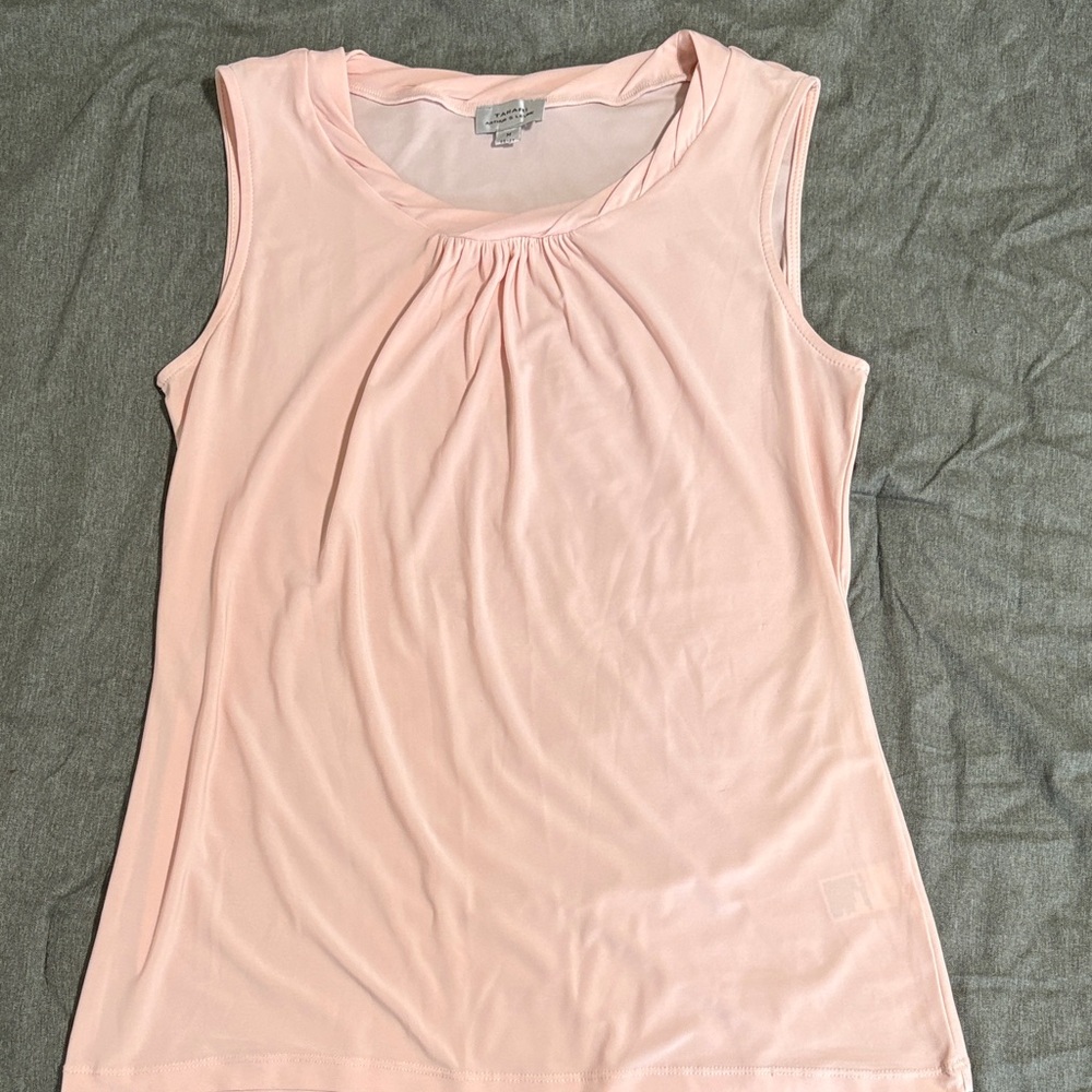 Tahari ASL Blush Pink Sleeveless Tank Top